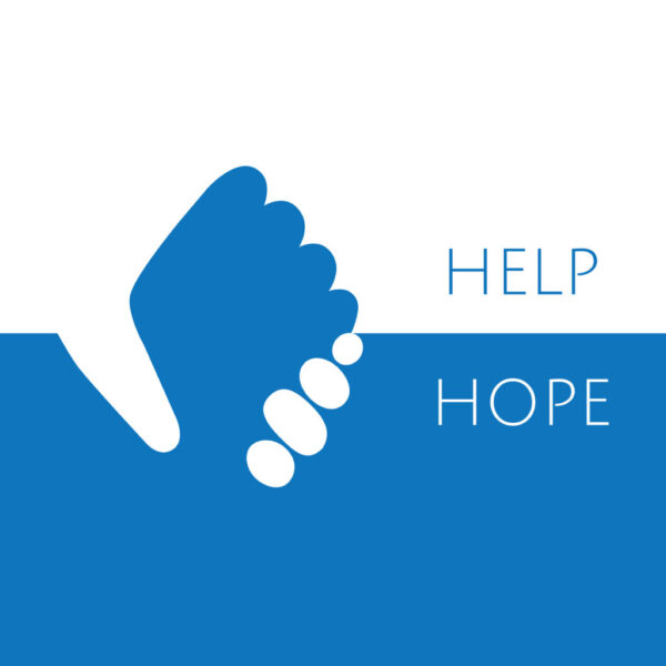 Hand,Holding,Hand,For,Help,And,Hope,Icon,Logo,Vector